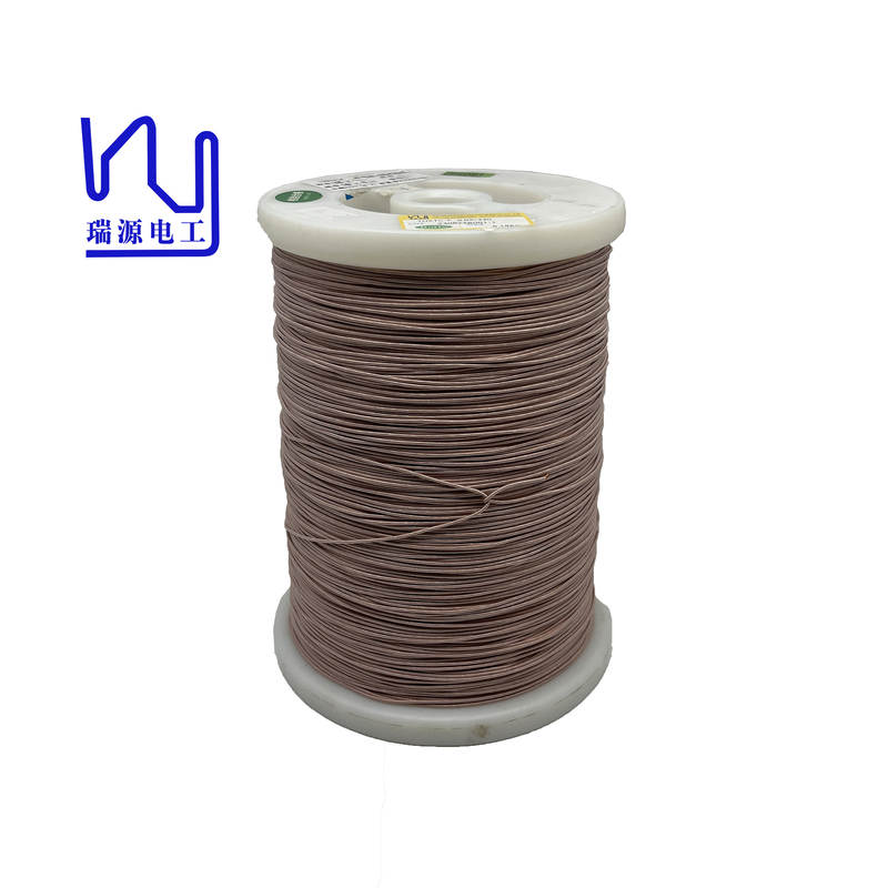 0.05mm*330 Self Solderable Copper Wire Nylon Served For Transformer / Motor Winding