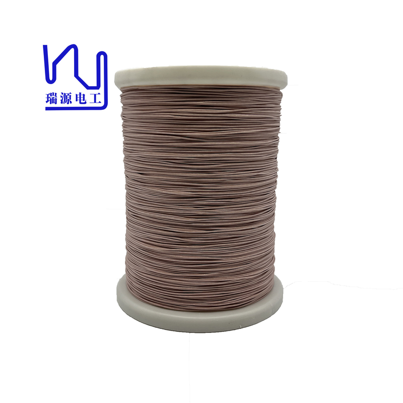 High Frequency Nylon Served Copper Litz Wire Self Bonding 0.04mm