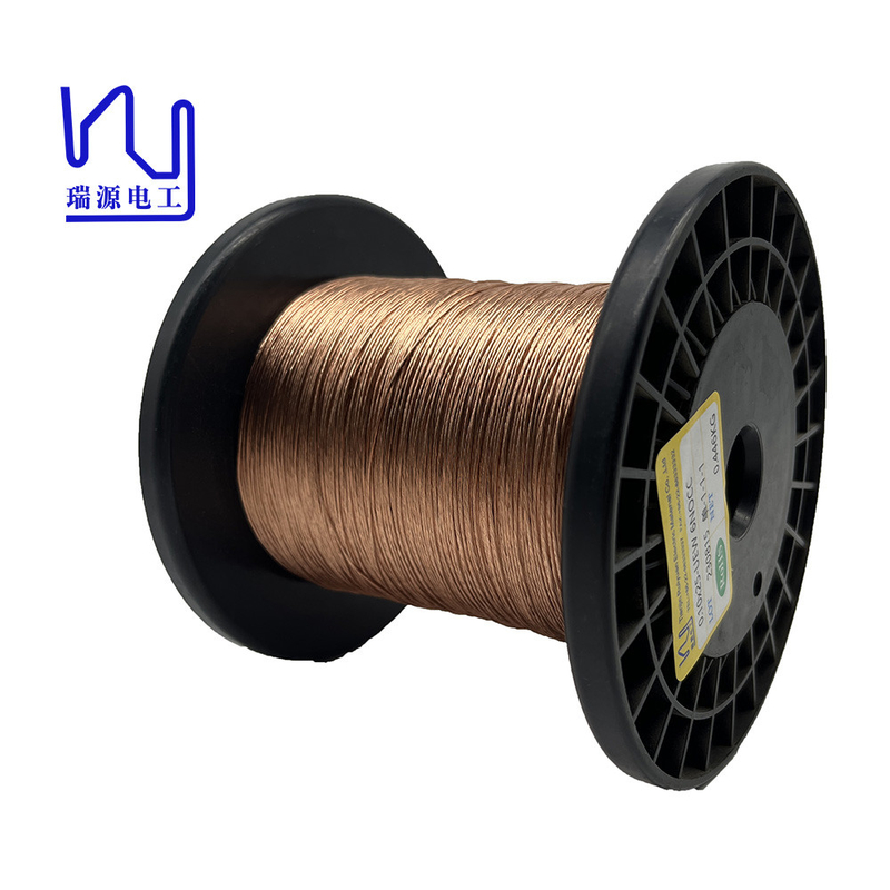 99.99998% 6n 4n Occ Wire Litz 0.1mm Copper Conductor For Audio