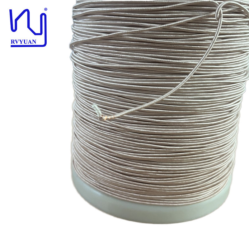 2UDTC-F 0.071mmx250 Natural Silk Covered Litz Wire