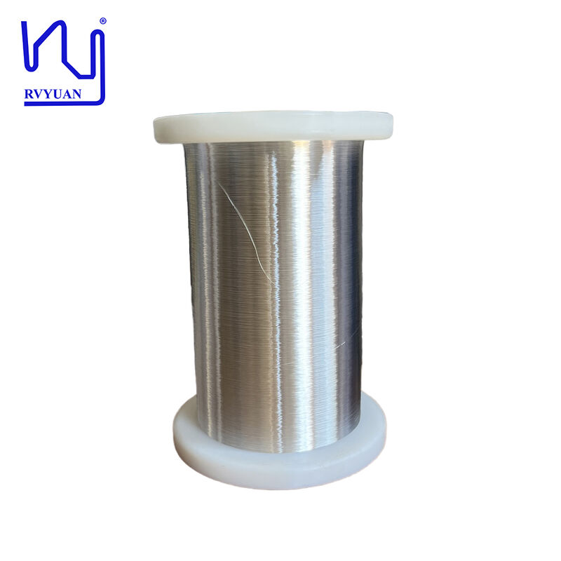 0.05mm 0.1mm Soft Silver Plated Copper Wire SPC