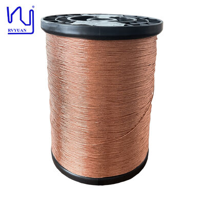 1UEW-H 0.1мм AWG38 60-жильный эмалированный литцендрат для обмоток трансформаторов с максимальной температурой 180°C