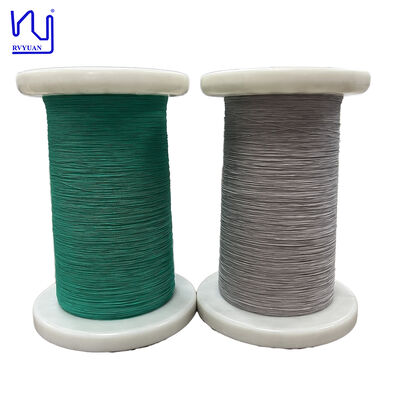 2UDTC-F 0.07mmX540 Strands Enameled Copper Natural Silk Served Litz Wire For Audio